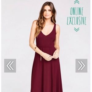 Show Me Your Mumu Jenn Merlot Bridesmaids Dress